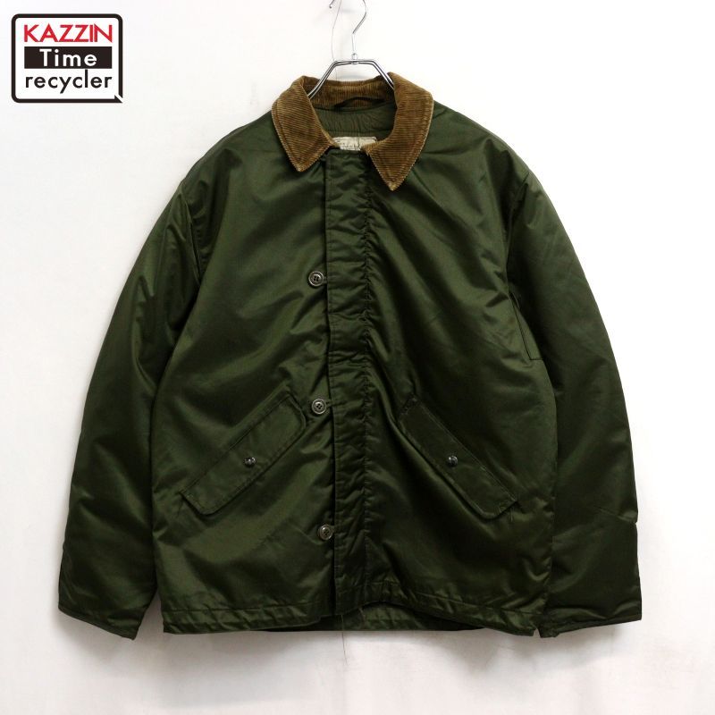 80s vintage U.S.NAVY A-1 デッキジャケット ECW ミリタリージャケット メンズ 表記Mサイズ