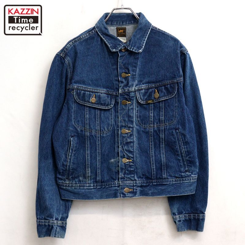 80s USA製 vintage Lee 220 デニムジャケット メンズ 表記42Rサイズ