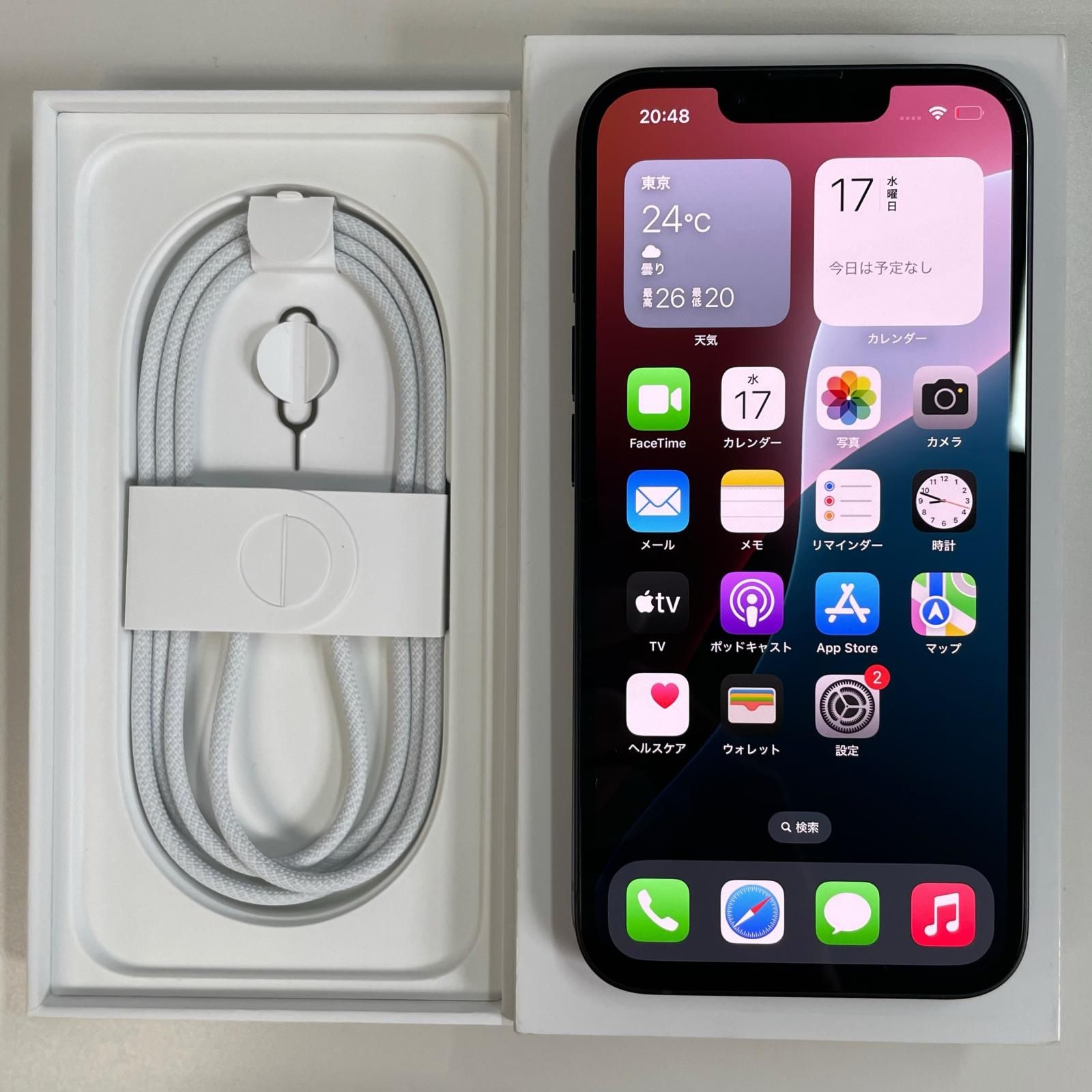 au iPhone 16e 128GB ブラック