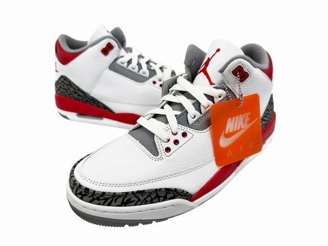 ナイキ NIKE Air Jordan 3 Retro OG Fire Red エアジョーダン3 レトロ ファイヤーレッド DN3707-160 27 レッド ブランド古着ベクトル 中古▲■260618