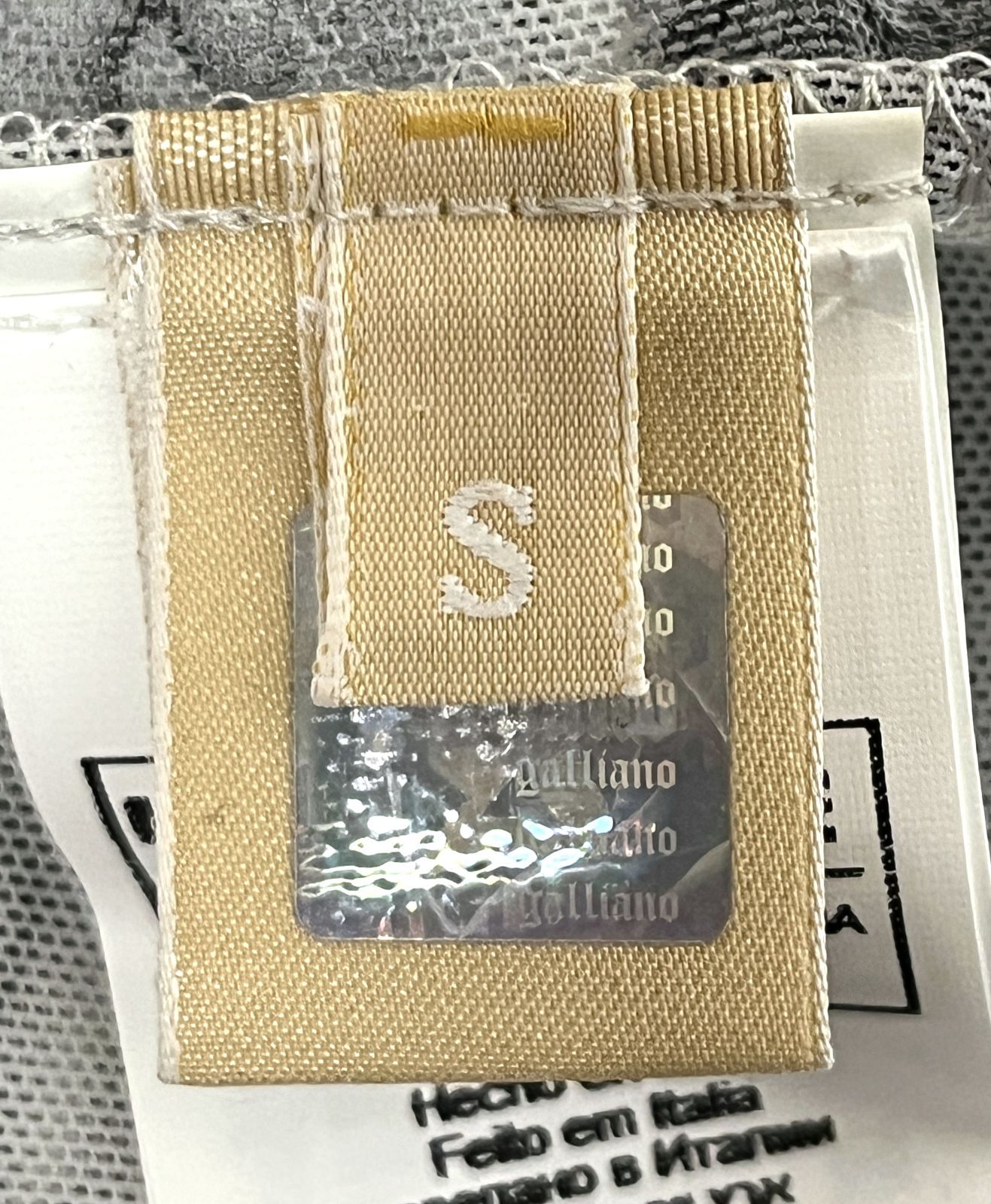 John Galliano｜ジョンガリアーノ シースルー ロングスリーブ トップス