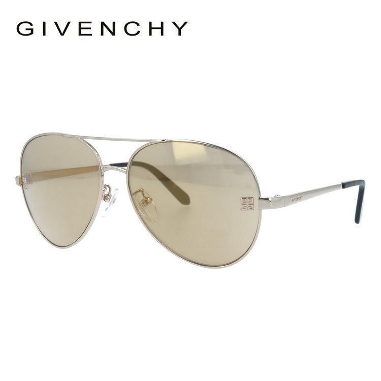 ジバンシィ サングラス ミラーレンズ GIVENCHY SGV464 300X 59サイズ ティアドロップ型 ユニセックス メンズ レディース