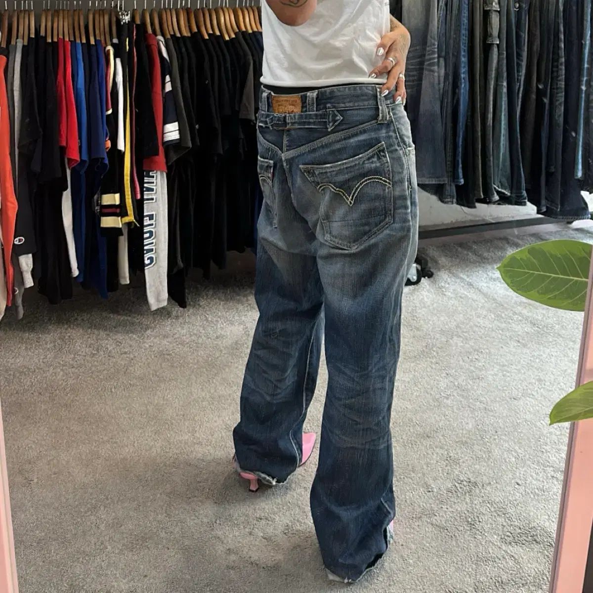 リーバイス503 Classic シンチバック デニム パンツ (33)