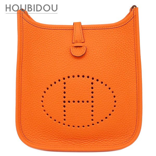 エルメス HERMES ショルダーバッグ エヴリン TPM 16 トリヨンクレマンス オレンジミニアン ゴールド金具 新品 未使用 B 【箱】【中古】