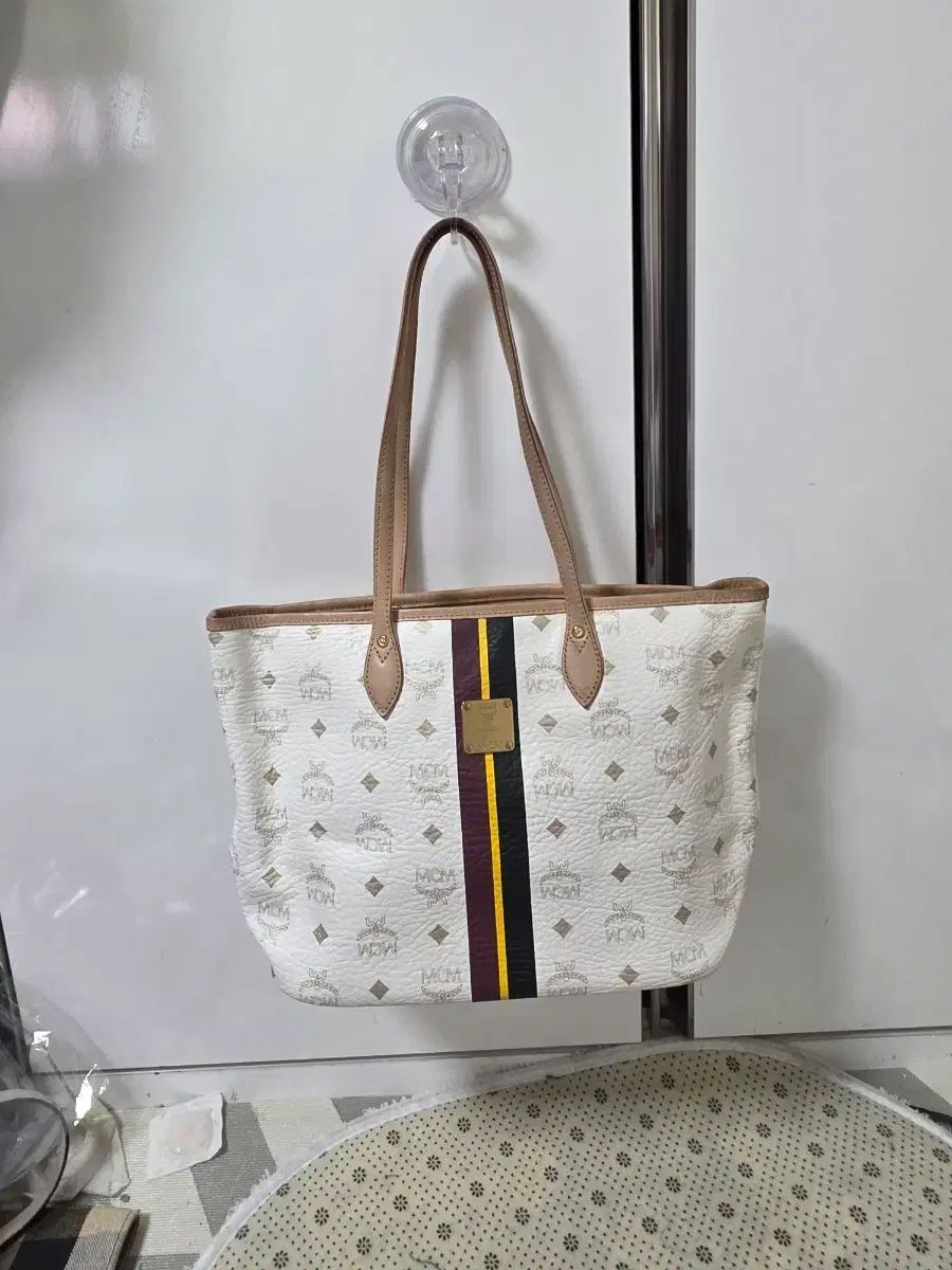 MCM トートバッグ 白