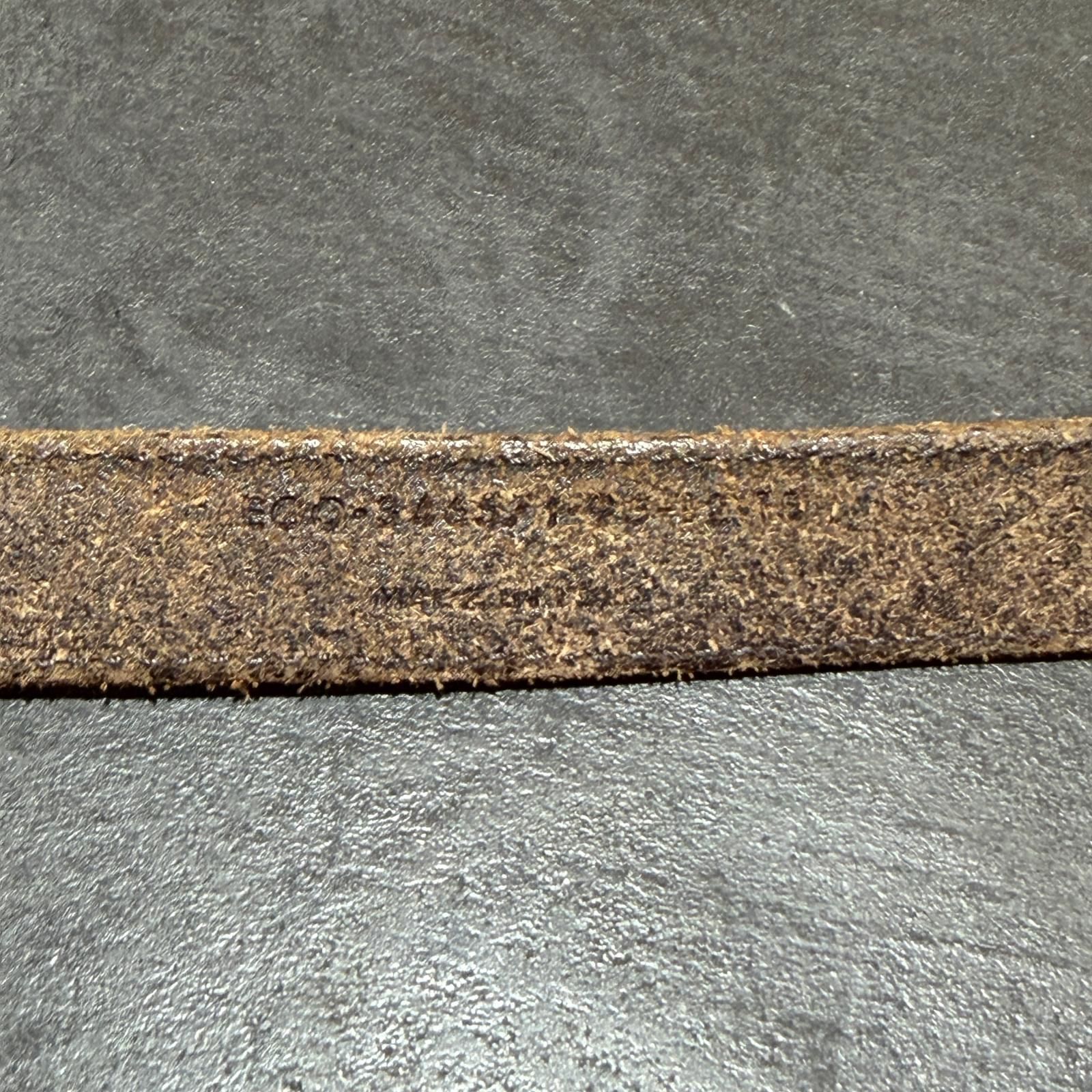 SAINT LAURENT ウエスタンベルト ベルト サンローラン ブラウン F