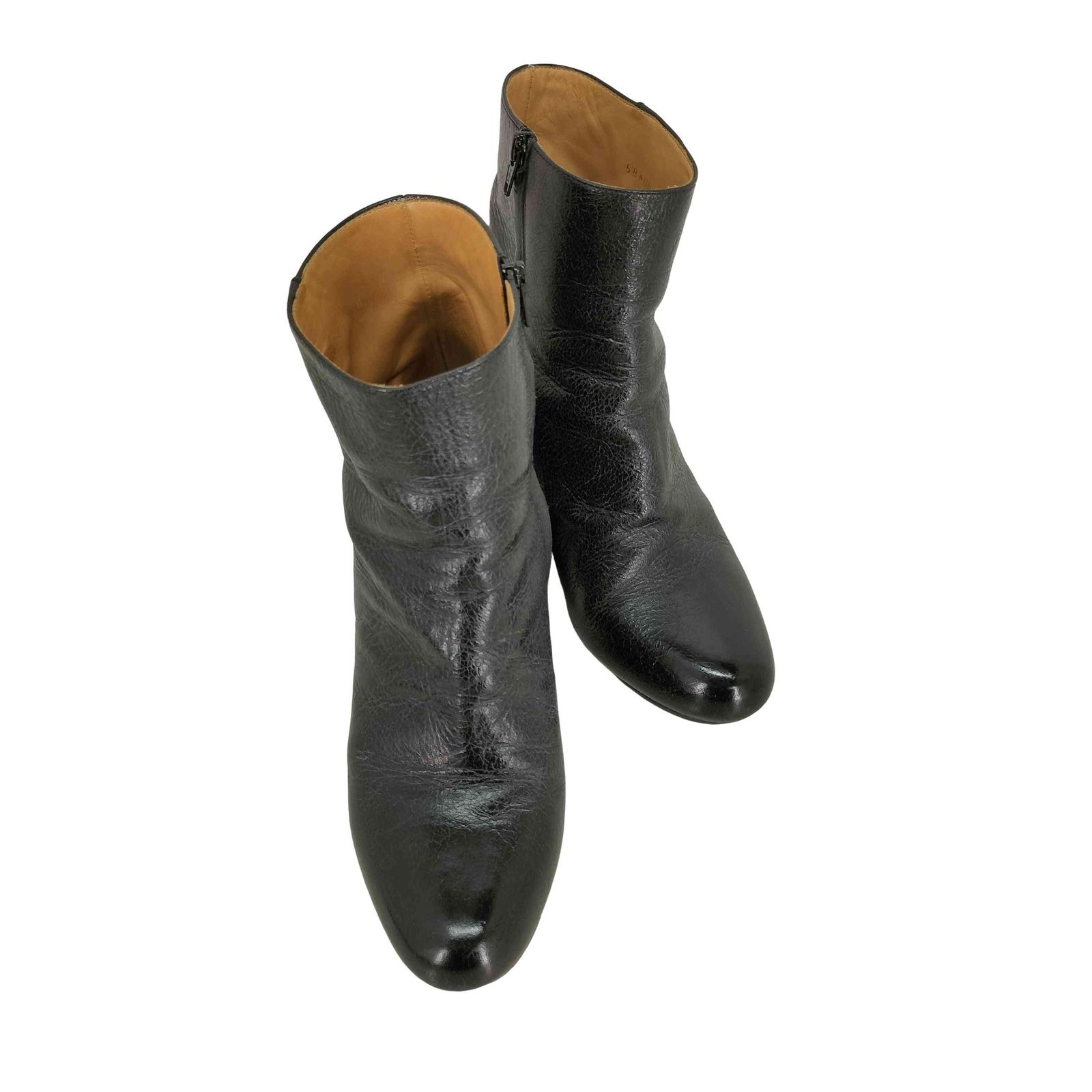 メゾンマルタンマルジェラ Maison Martin Margiela ツートーンレザーヒールブーツ レディース JPN：38