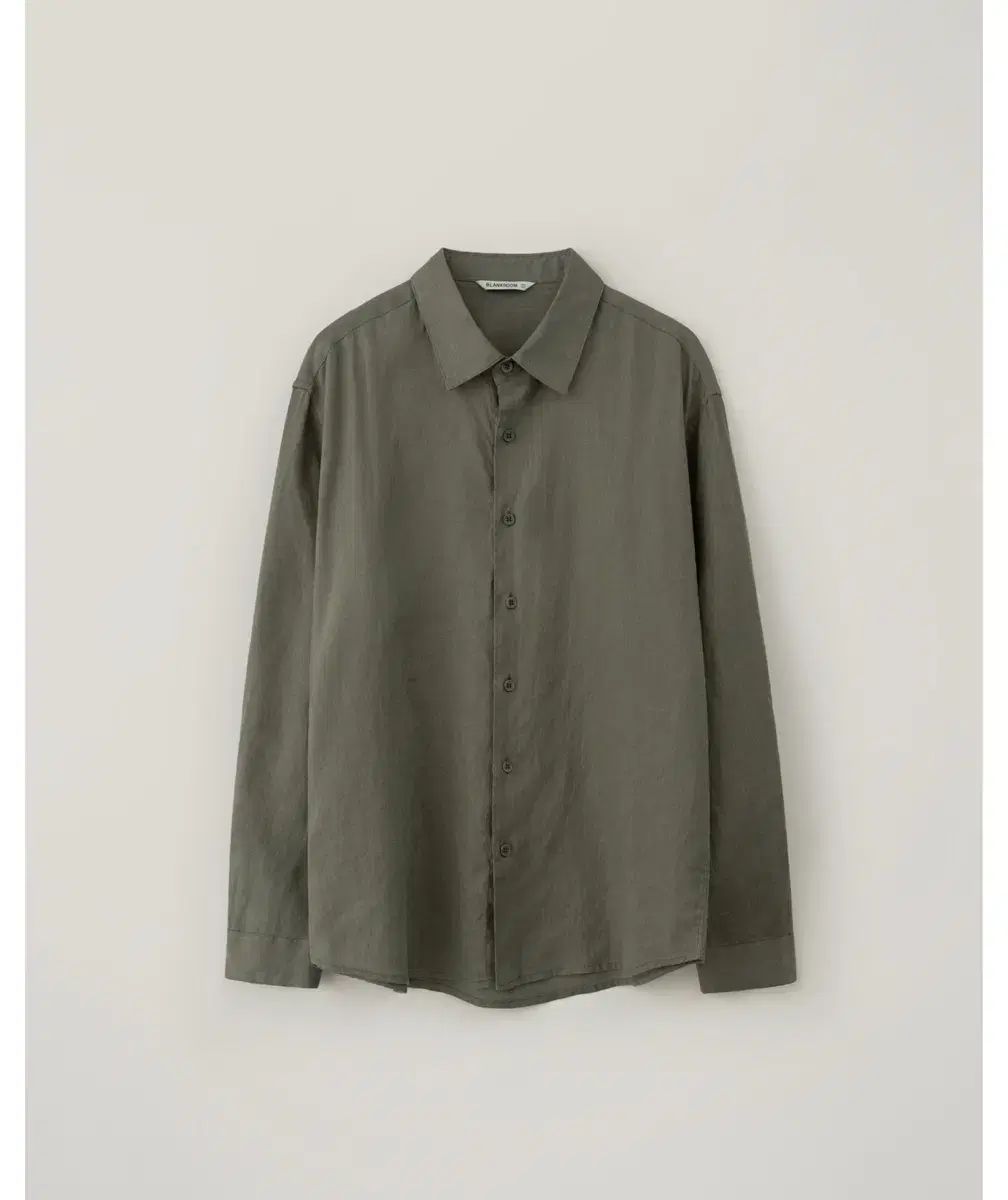 BLANK ROOM フレンチ リネン シャツ PESTO COLOR 2 サイズ