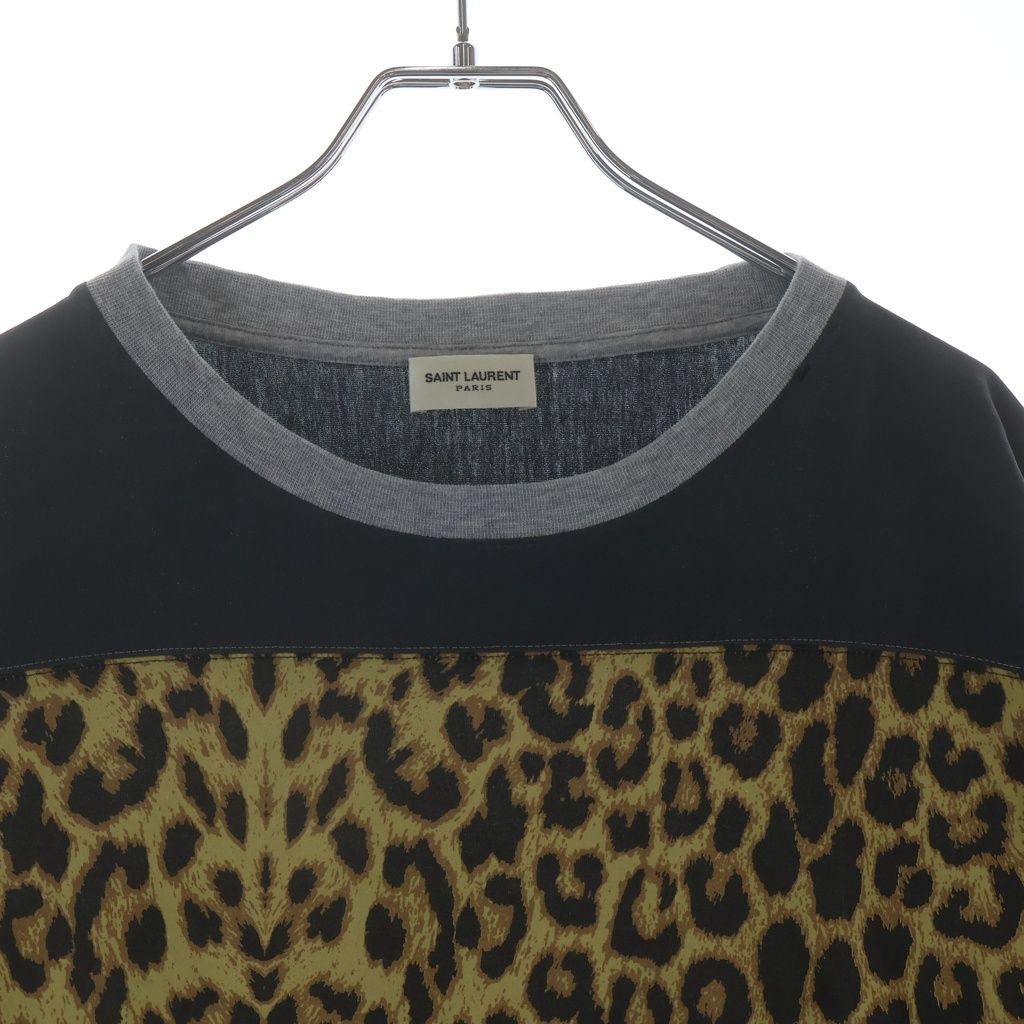 SAINT LAURENT PARIS 16SS レオパードTシャツ SAINT LAURENT PARIS (サンローランパリ) 16SS レオパード柄 オーバー