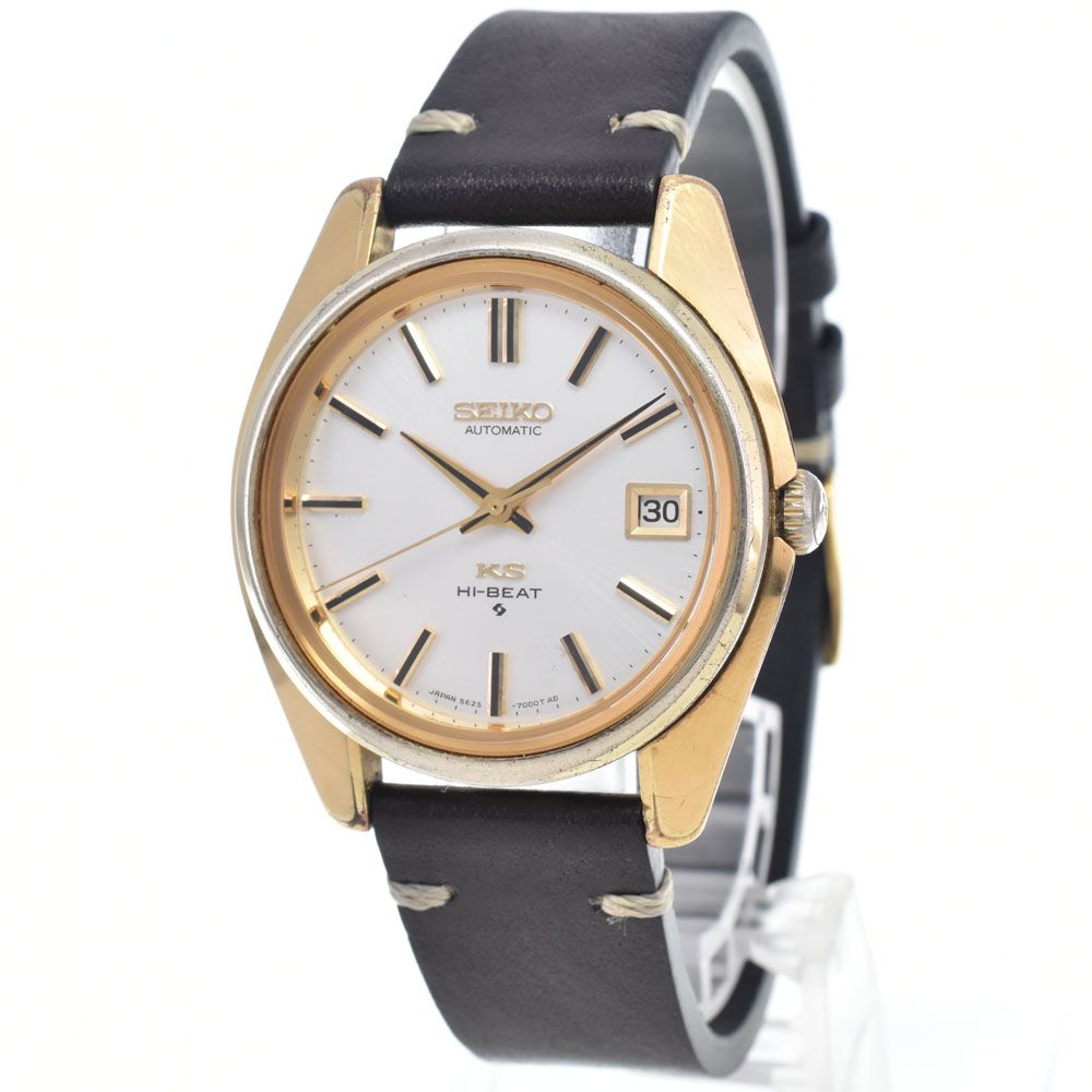 セイコー SEIKO 5625-7000 KS キングセイコー HI-BEAT シルバー 自動