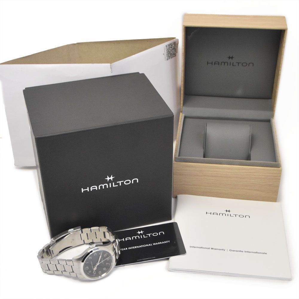 ハミルトン HAMILTON H70405130 カーキ フィールド ブラック 自動巻き 