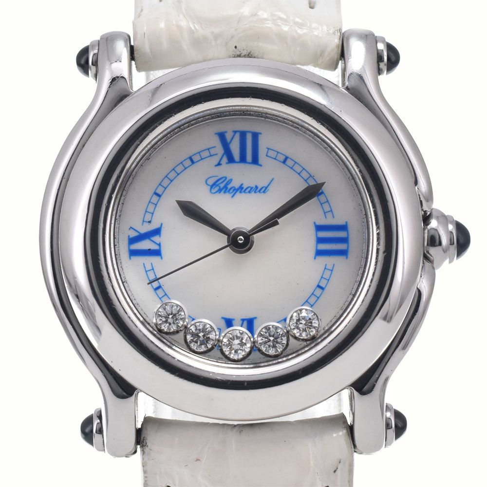 T207 ショパール ハッピースポーツ 27/8245 5Pダイヤ クォーツ ショパール Chopard 27/8245-23 ハッピースポーツ 5P ダイヤモンド