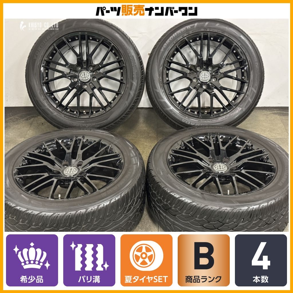 【バリ溝】Rolfhartge ロルフハルトゲ X10 RSF ブラックエディション 20in 10J +45 PCD130 ヨコハマ 295/45R20 W463 Gクラス ナローボディ