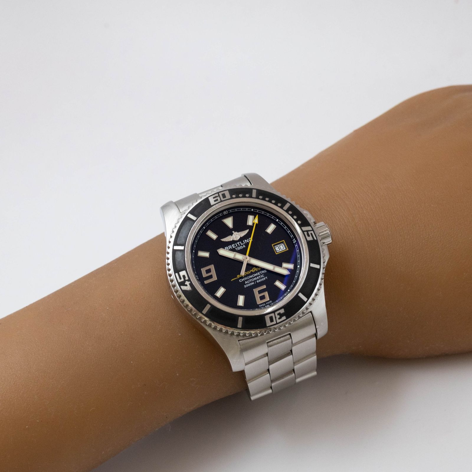 保証書付き】 ブライトリング BREITLING スーパーオーシャン A1739102 