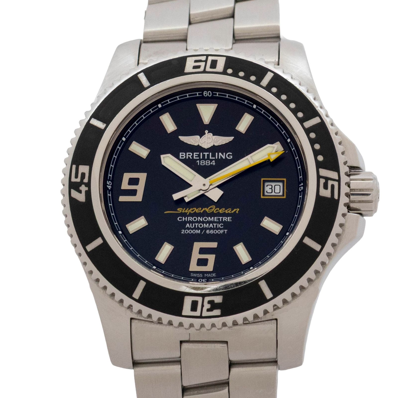 【保証書付き】 ブライトリング BREITLING スーパーオーシャン A1739102/BA78 Breitling Superocean  自動巻き 腕時計 メンズ・ユニセックス 黒 保証書付き】 ブライトリング BREITLING スーパーオーシャン A1739102