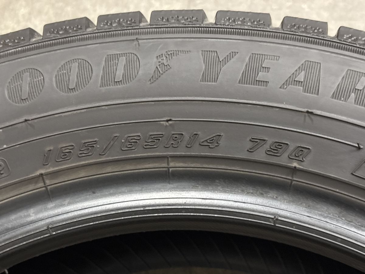バリ溝】グッドイヤー アイスナビ8 165/65R14 4本セット タンク パッソ 