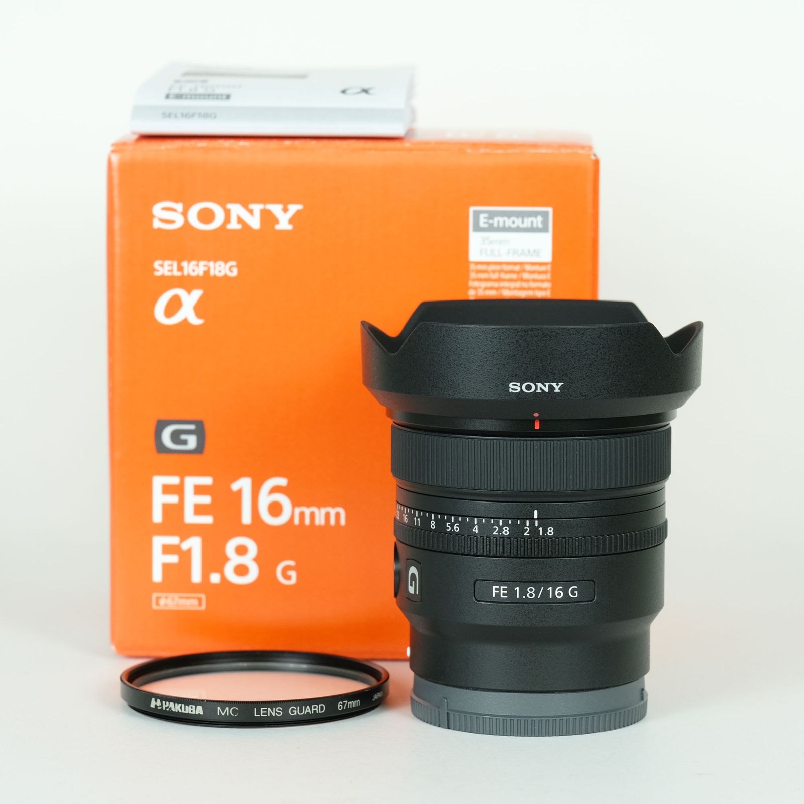 [美品 | フィルター付] SONY FE 16mm F1.8 G SEL16F18G | SONY Eマウント