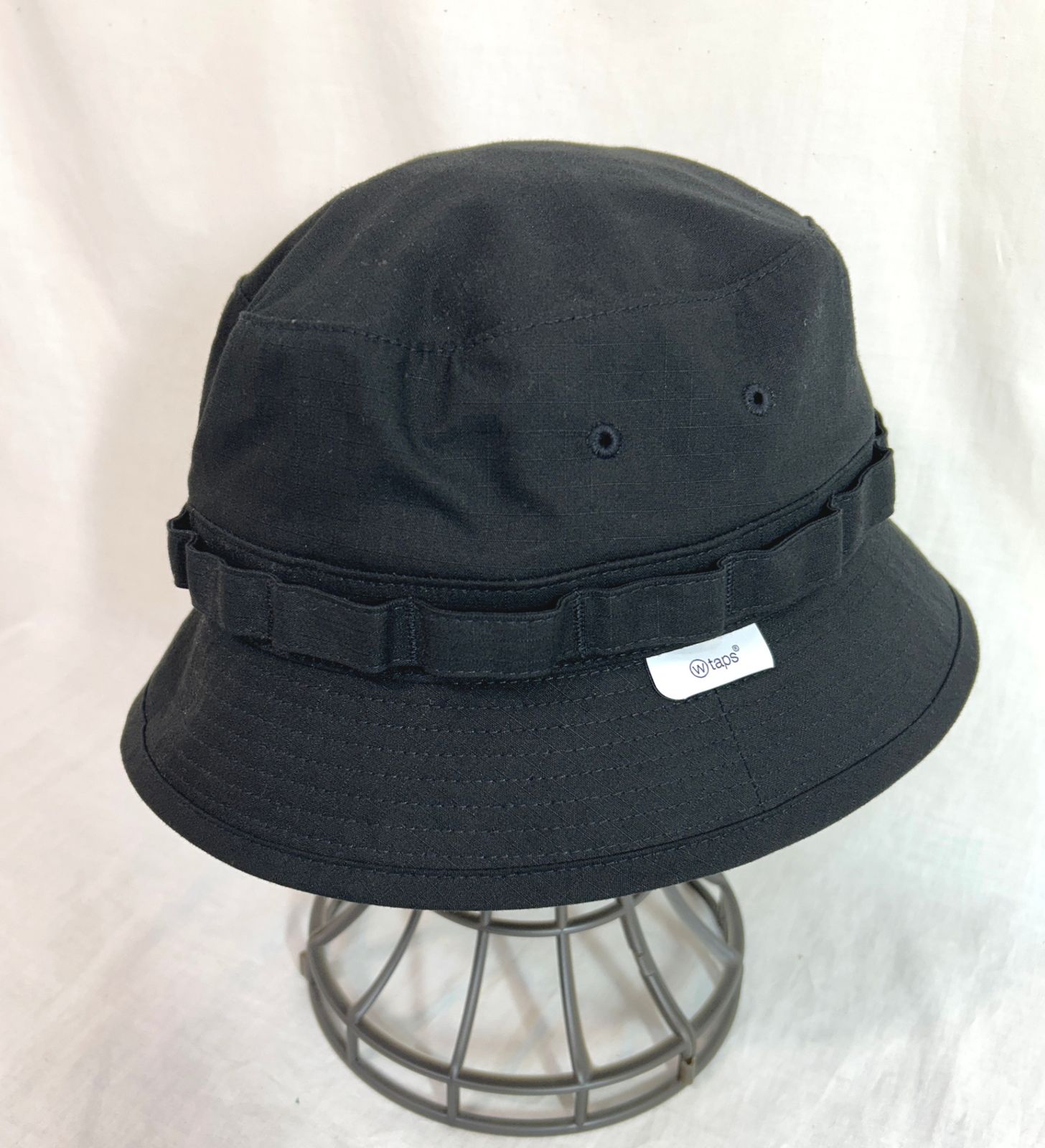 WTAPS (X04) JUNGLE HAT 黒 ジャングル バケットハット 221HCDT-HT14 ダブルタップス　K6-104
