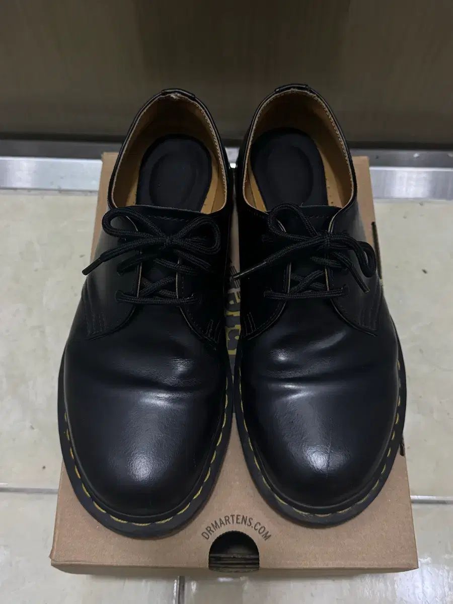 DR. MARTENS ドクターマーチン 1461 スムース ブラック 250 UK6 ボックス タグ 含む