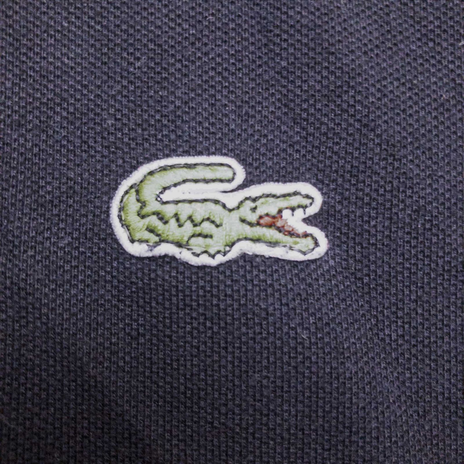 LACOSTE ラコステ 90's L5191 フランス製 ポロシャツ サイズ7 ブラック
