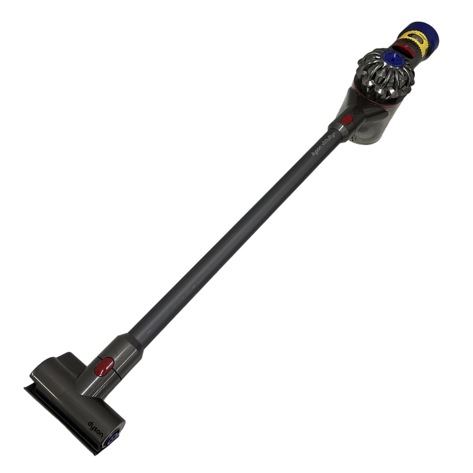 dyson SV10 V8 Fluffy コードレスクリーナー ダイソン 掃除機 サイクロン式 スティック ハンディ ミニモーターヘッド 中古 T11354438