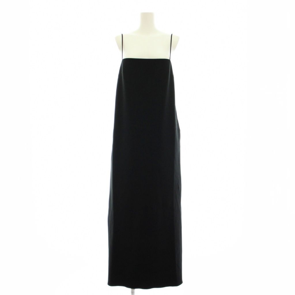 トゥデイフル TODAYFUL 24AW スムースキャミソールドレス Smooth Camisole Dress キャミソールワンピース キャミワンピ ロング 38 黒 ブラック 12420304 /YT
