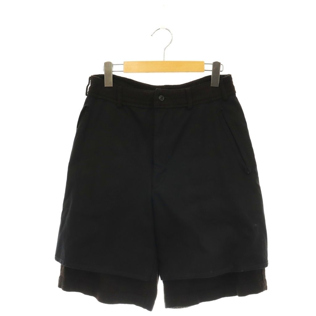 コムデギャルソンコムデギャルソン COMME des GARCONS COMME des GARCONS コムコム AD2010 ショートパンツ ハーフ 切替 S 黒 RF-P009 /CX ■OS