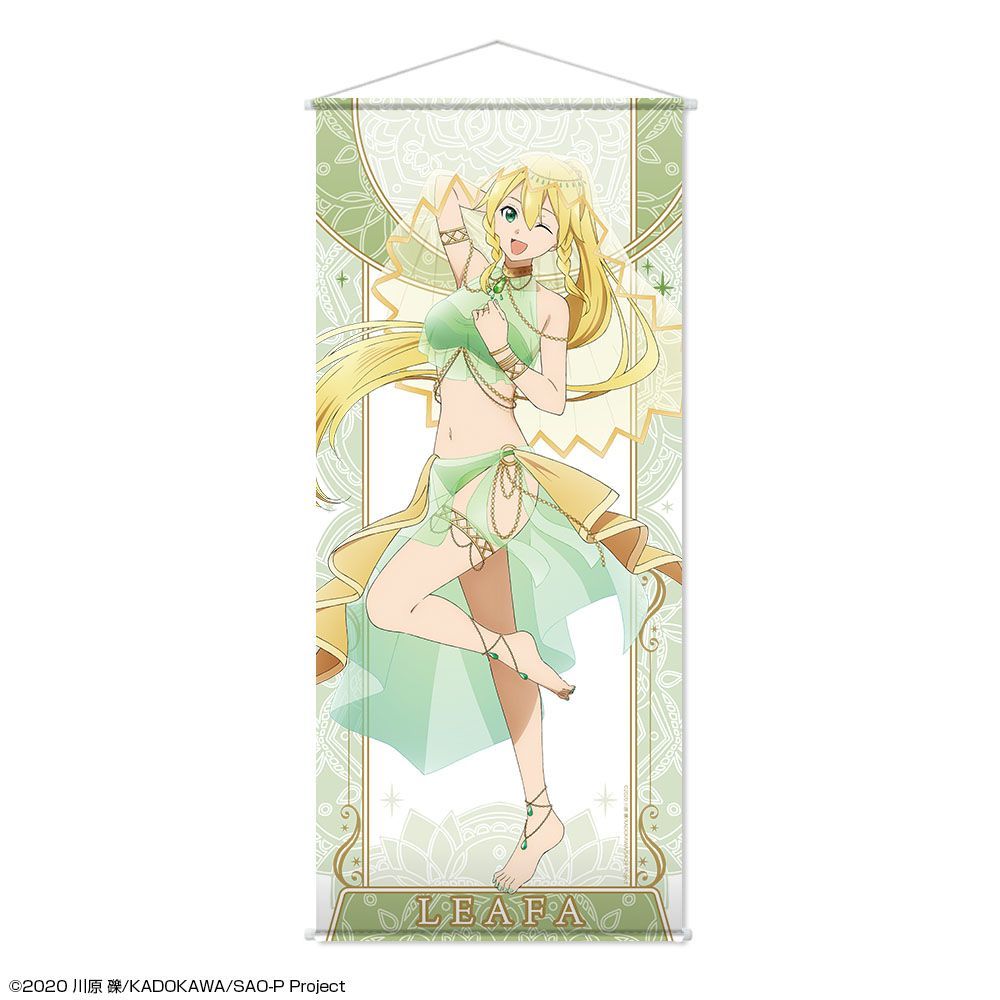 【予約】【新品】ソードアート・オンライン ほぼ等身大タペストリー デザイン02 リーファ 踊り子ver. 描き下ろし【正規品】