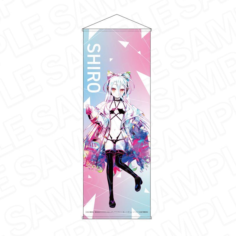 【予約】【新品】ノーゲーム・ノーライフ 特大タペストリー PALE TONE series 白 サイバーバニー ver.【正規品】