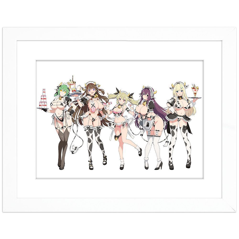 【予約】【新品】シノビマスター 閃乱カグラ NEW LINK 描き下ろしキャラファイングラフ ミルキーメイドA4【正規品】