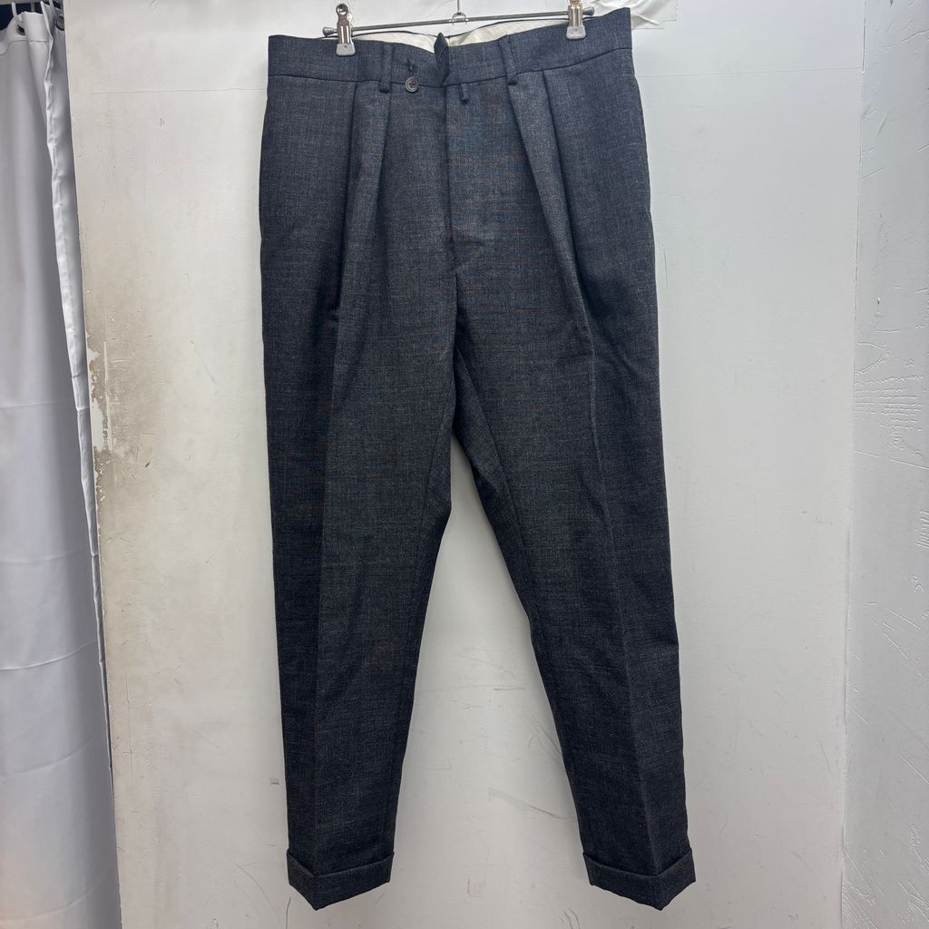 NEAT ニート Wool Slacks スラックス グレー size:48【中目黒B06】