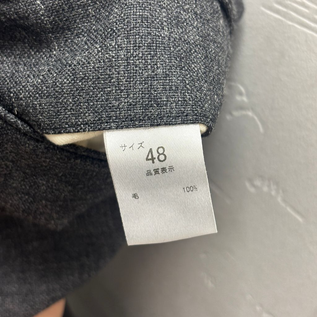 NEAT ニート Wool Slacks スラックス グレー size:48【中目黒B06