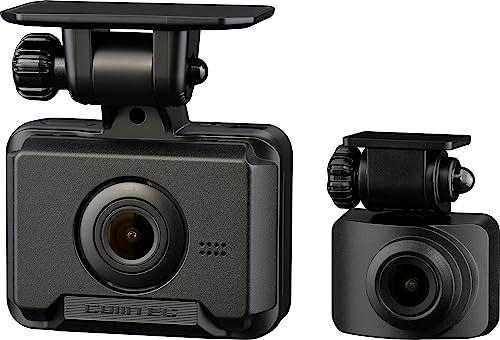 R★コムテック ドライブレコーダー ZDR018 前後2カメラ コンパクト 前後200万画素 Full HD GPS搭載 32GBmicroSDカード付属 後続車両接近お知らせ機能搭載 駐車監視機能 高速起動 3年保証 9bb258dd