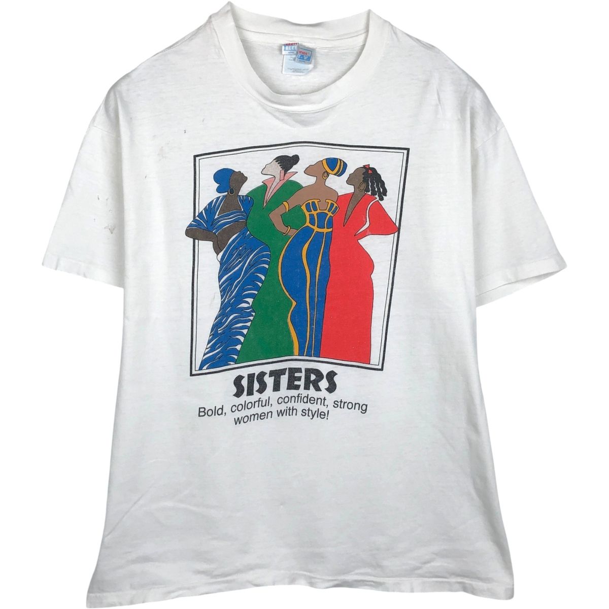 古着 90年代 ヘインズ Hanes BEEFY-T プリントTシャツ USA製 メンズL相当 ヴィンテージ/eaa650404