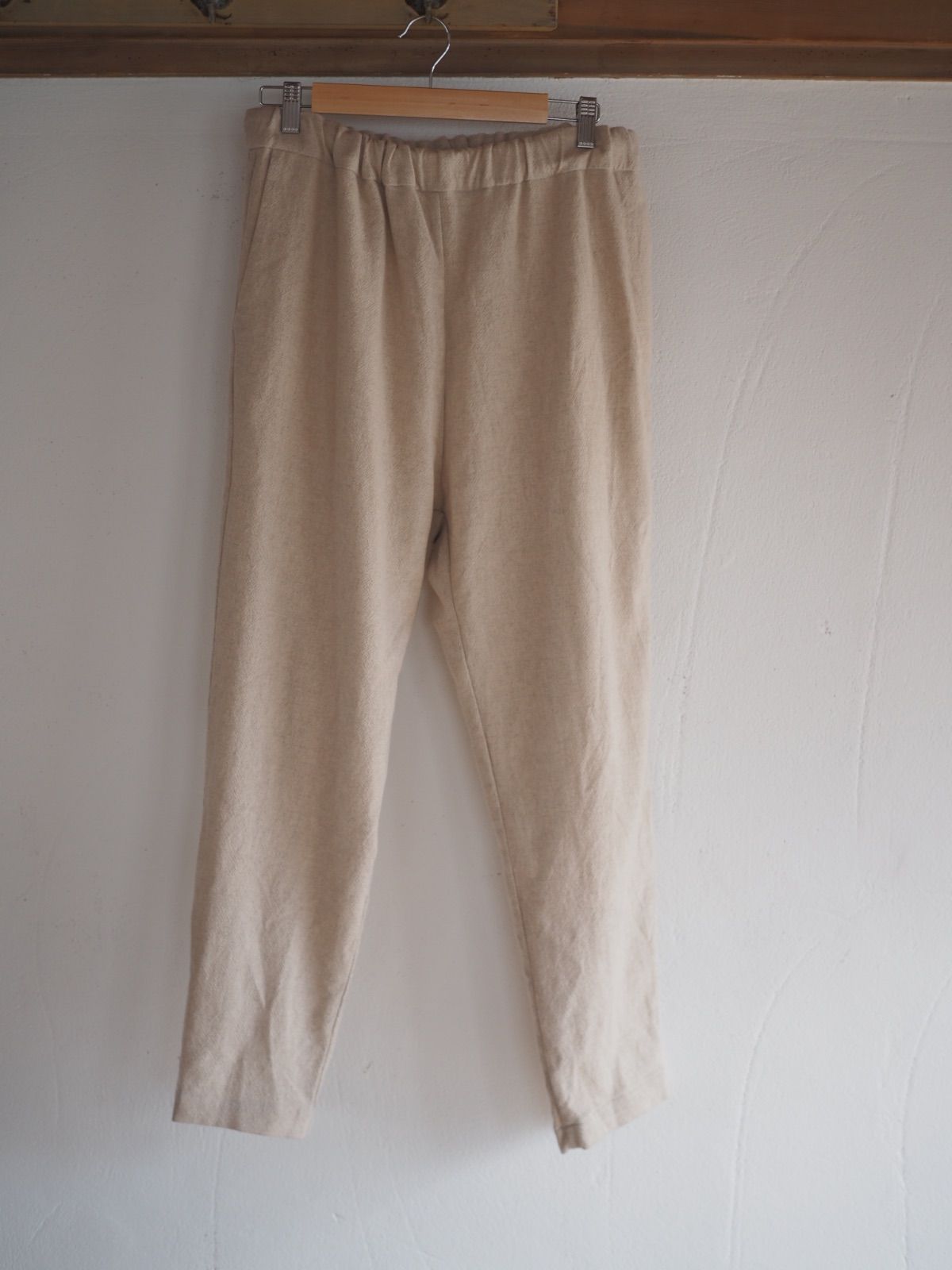 CASEY CASEY ベージュ　イージーパンツ　サイズS ＊メルカリのみの出品です
