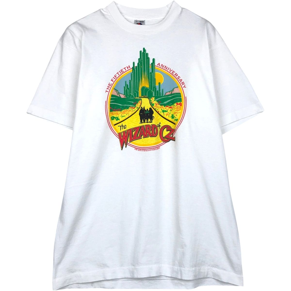古着 90年代 フルーツオブザルーム FRUIT OF THE LOOM WIZARD OF OZ オズの魔法使い 映画 ムービーTシャツ USA製 メンズL相当/eaa650409