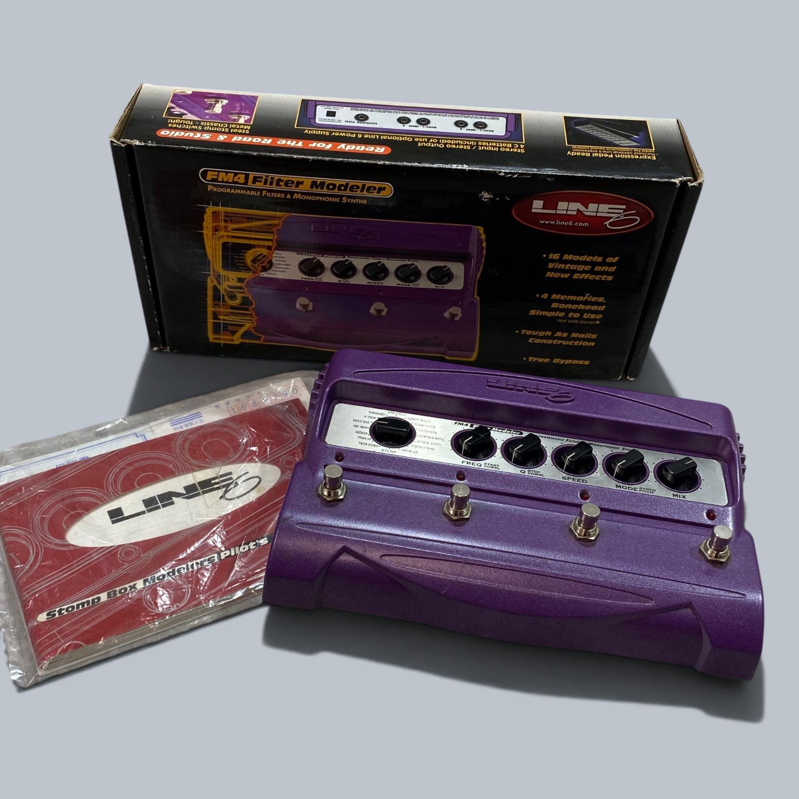 Line6 FM4 Filter Modeler エフェクター パープル ジャンク品 KT60-G-KG