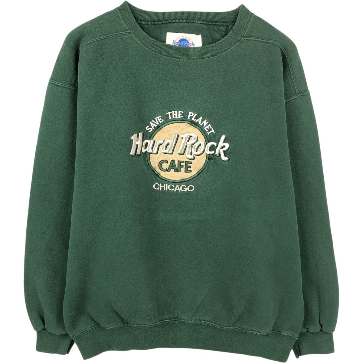 古着 90年代 HARD ROCK CAFE ハードロックカフェ アドバタイジング スウェットシャツ トレーナー USA製 メンズL相当/eaa620492
