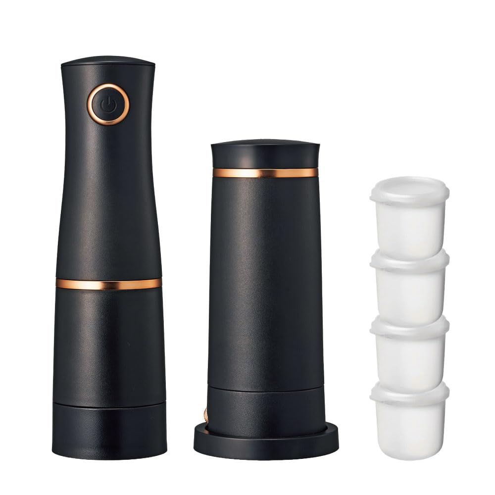 【新品】【今だけ製氷カップ4個付き】電動 ふわふわ とろ雪 スティックかき氷器+製氷カップ4個|DHCI-B3 HS-B4SS 2WAY 電動かき氷器 電動コーヒーミル 豆挽き ドウシシャ 99dca8f4