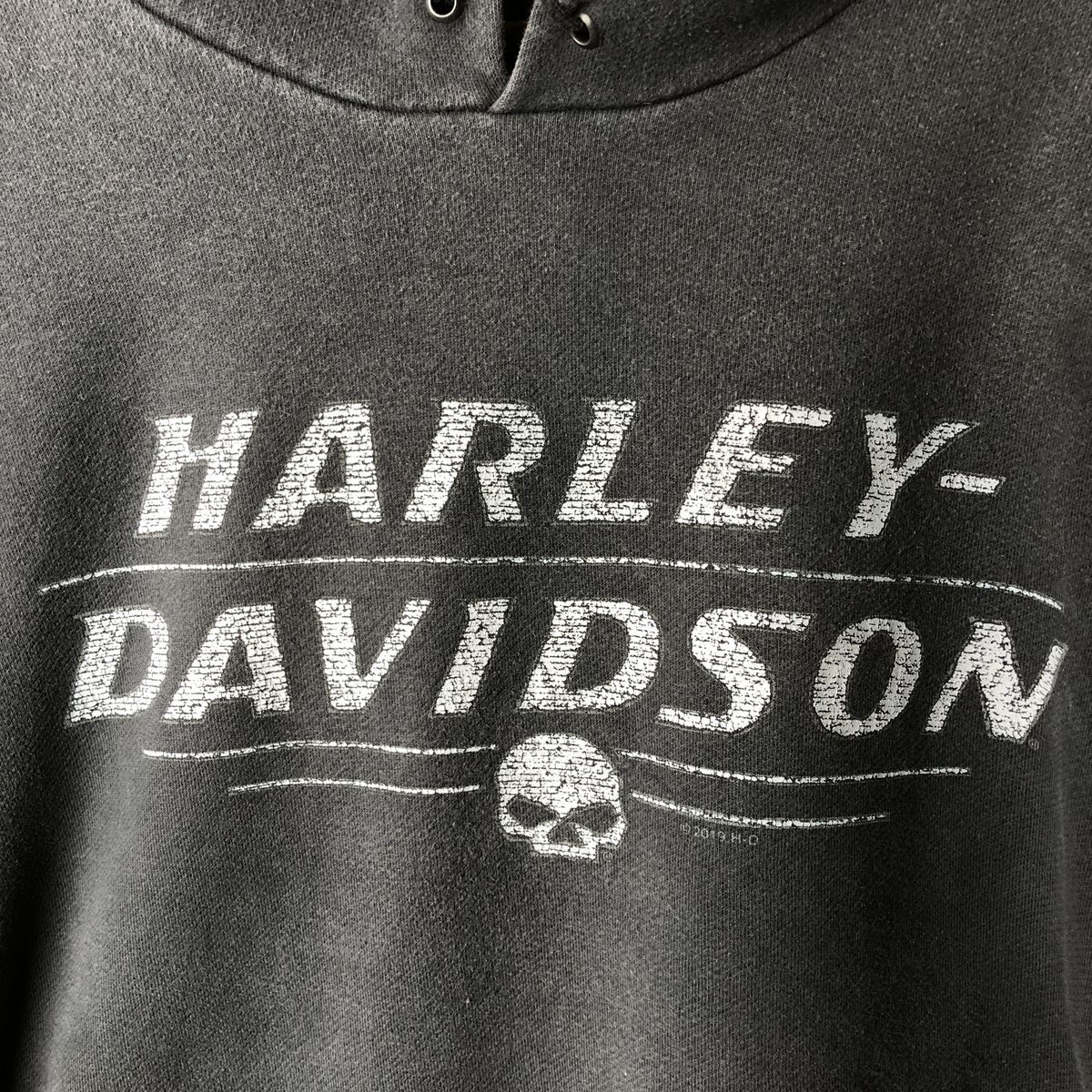 古着 ハーレーダビッドソン Harley-Davidson ドクロ柄 スカル柄 