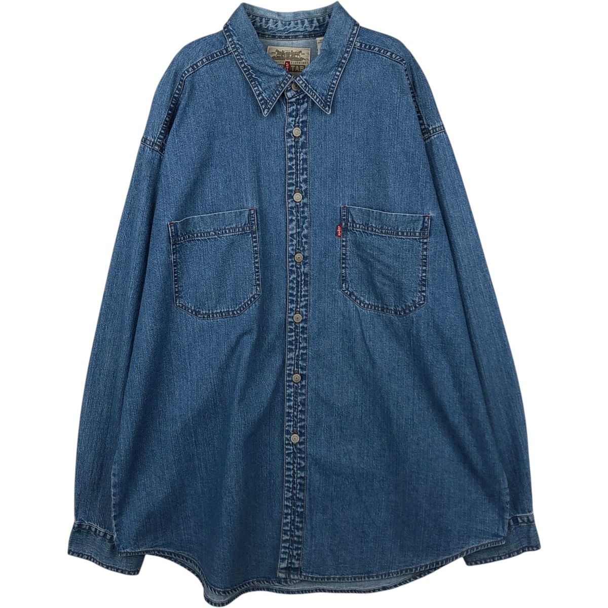 古着 リーバイス Levi's RED TAB 長袖 デニムシャツ メンズXL相当/eaa652066