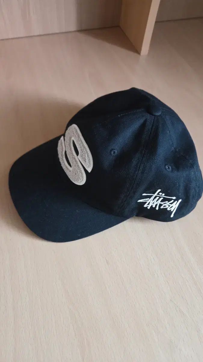 STUSSY ステューシー シェニール S キャップ ブラック
