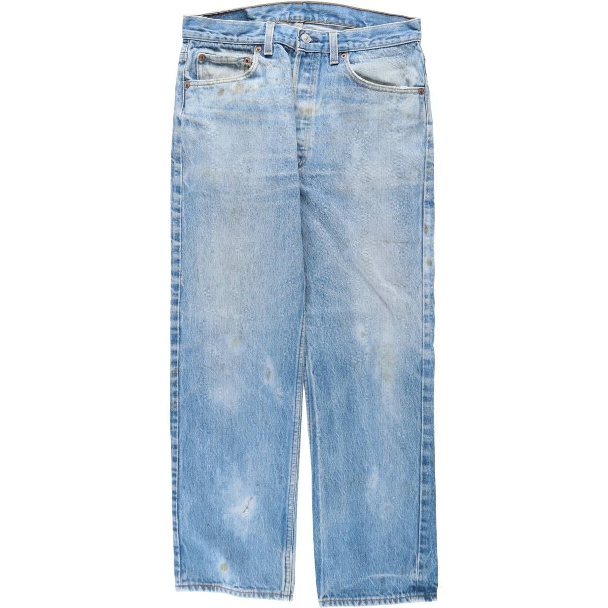古着 90年代 リーバイス Levi's 501-0000 ストレートデニムパンツ USA製 メンズw32相当 ヴィンテージ/eaa649603