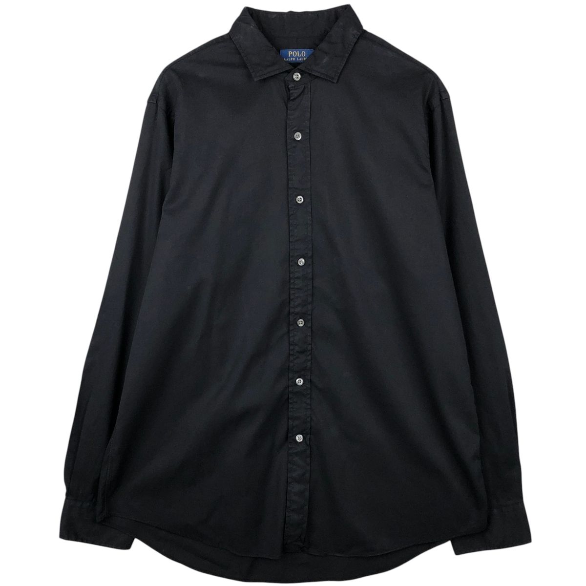 古着 ラルフローレン Ralph Lauren POLO RALPH LAUREN ワイドカラー 長袖 コットンシャツ メンズXL相当/eaa652094