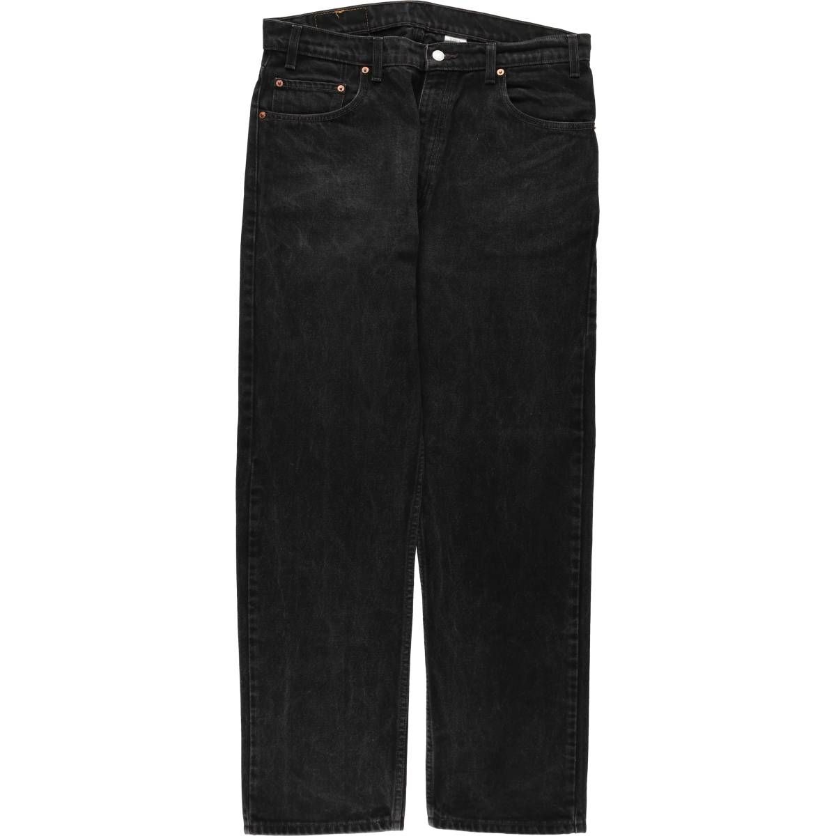 古着 90年代 リーバイス Levi's 505 REGULAR FIT STRAIGHT LEG ブラックデニム テーパードデニムパンツ メンズw36相当/eaa651268