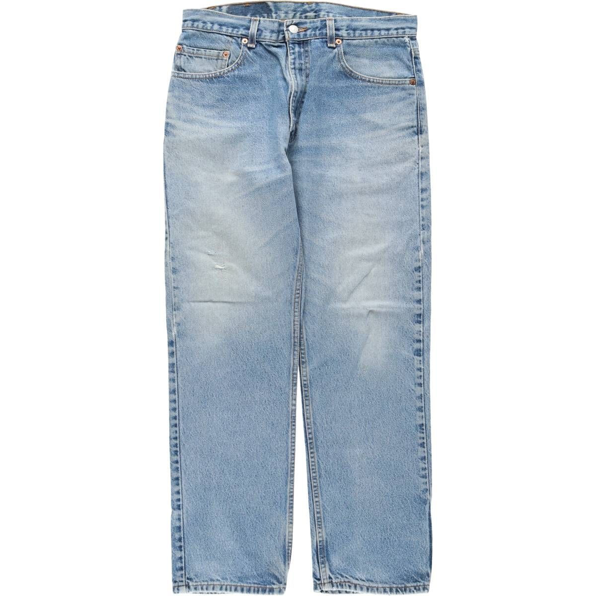 古着 00年代 リーバイス Levi's 505 REGULAR FIT STRAIGHT LEG テーパードデニムパンツ USA製 メンズw34相当/eaa651265