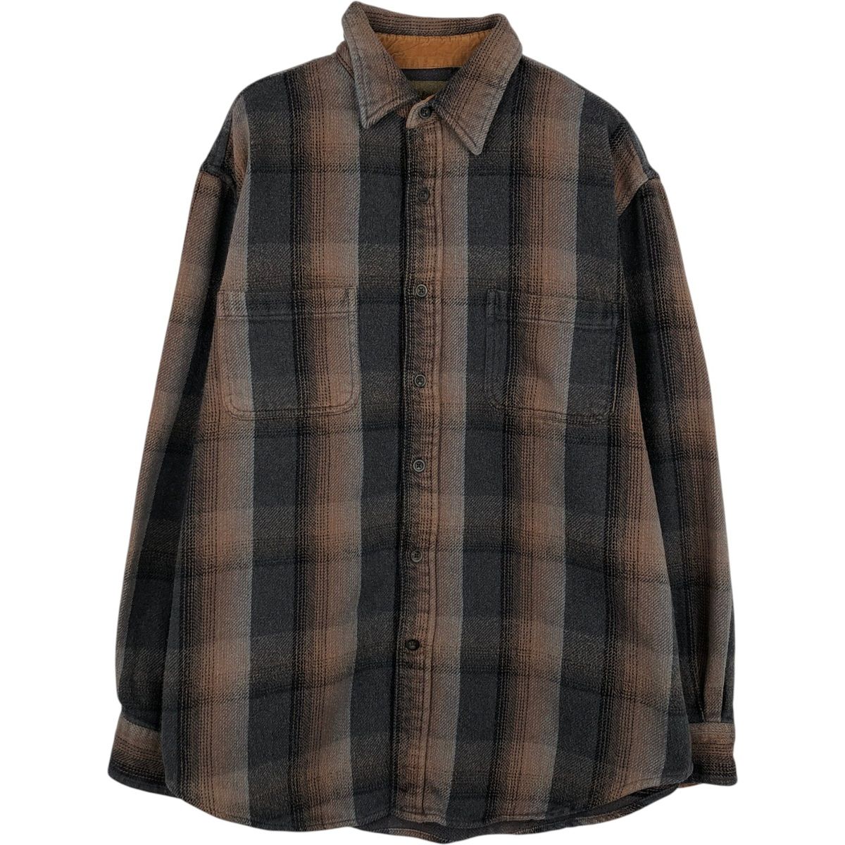 古着 90~00年代 セントジョンズベイ STJOHN'S BAY BRAWNY 長袖 フランネルチェックシャツ メンズL相当 ヴィンテージ/eaa650559