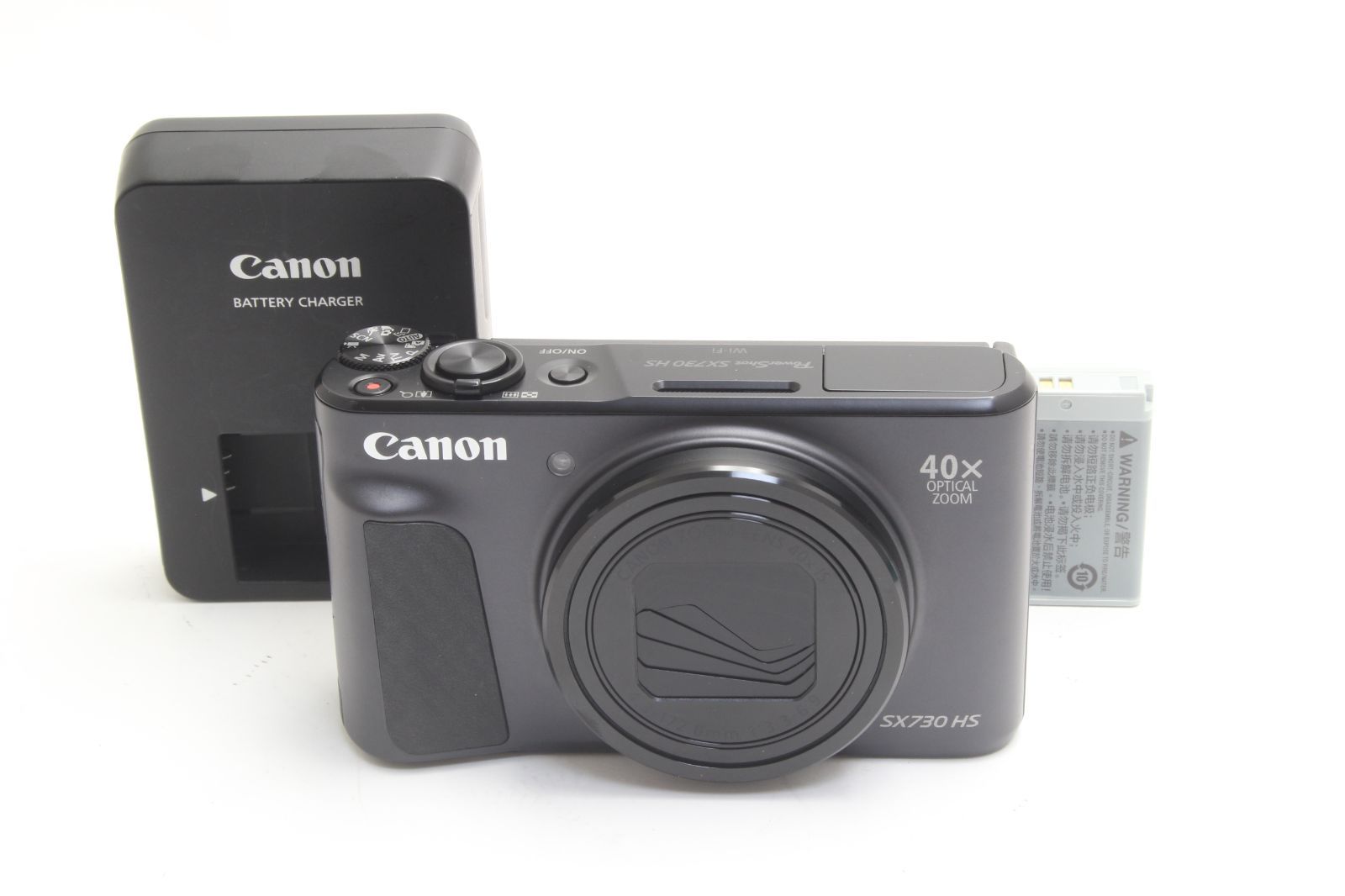 AA (極上美品) Canon キヤノン PowerShot SX730 HS ブラック 初期不良返品無料 6-47