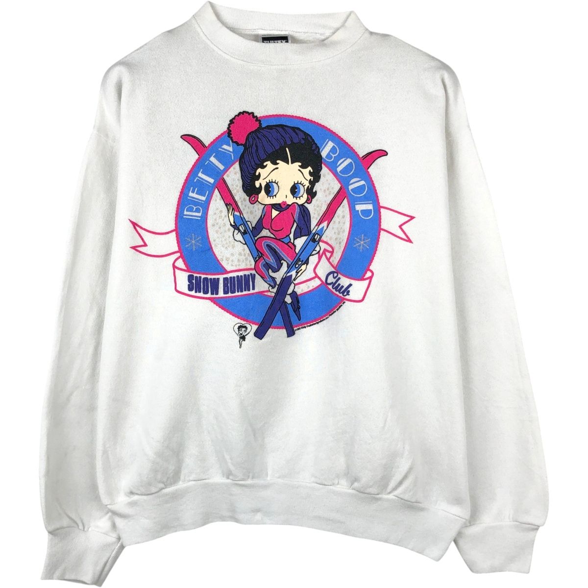 古着 90年代 タルテックス TULTEX BETTY BOOP ベティブープ キャラクタースウェットシャツ トレーナー USA製 レディースL相当/eaa650472 8,512円