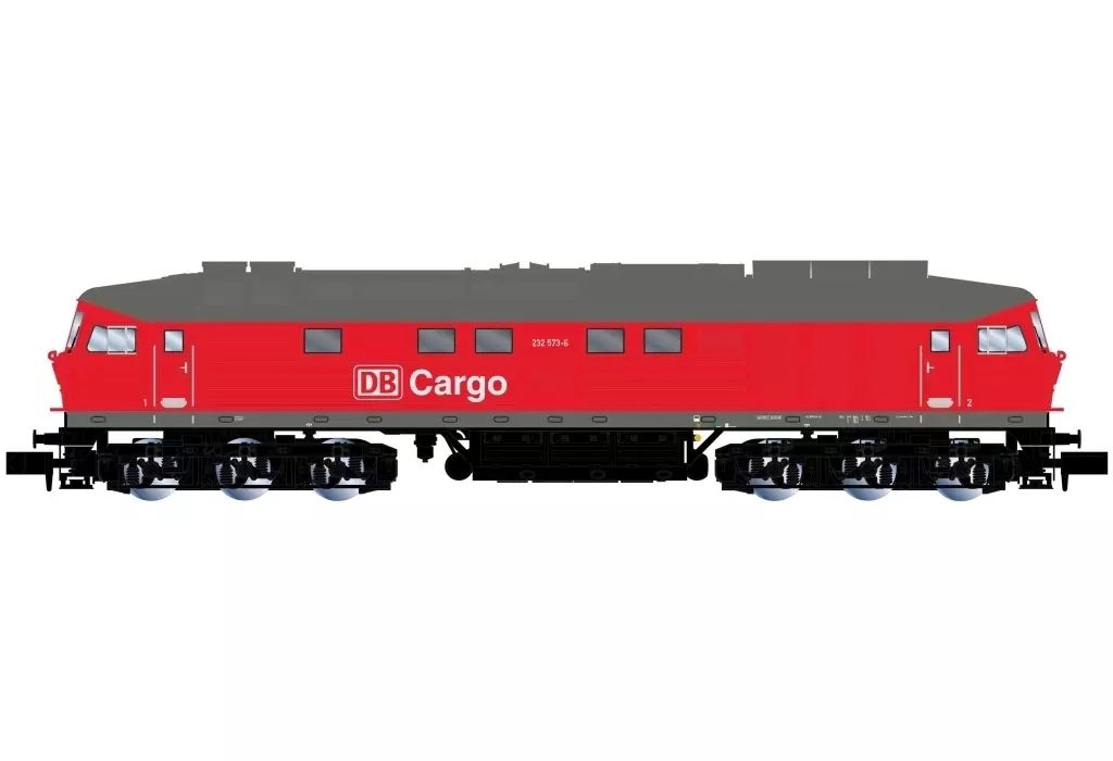 【新品】鉄道模型 1/160 DB Cargo. diesel locomotive 232 573-6. trafic red livery. ep. V-VI [HN2659]